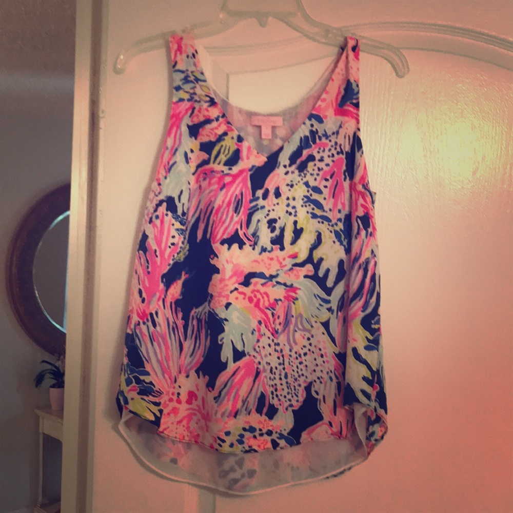 Lilly Pulitzer Floral Top Small